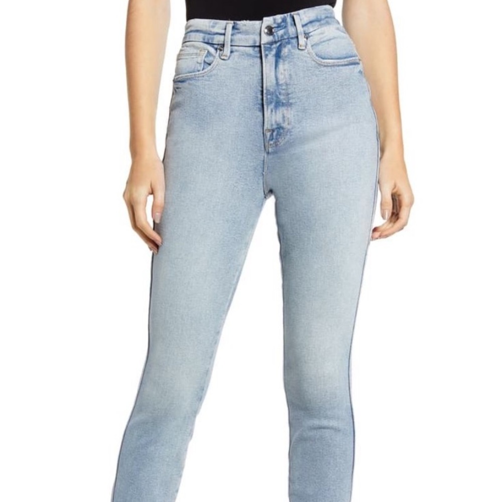 Good American good waist crop jeans